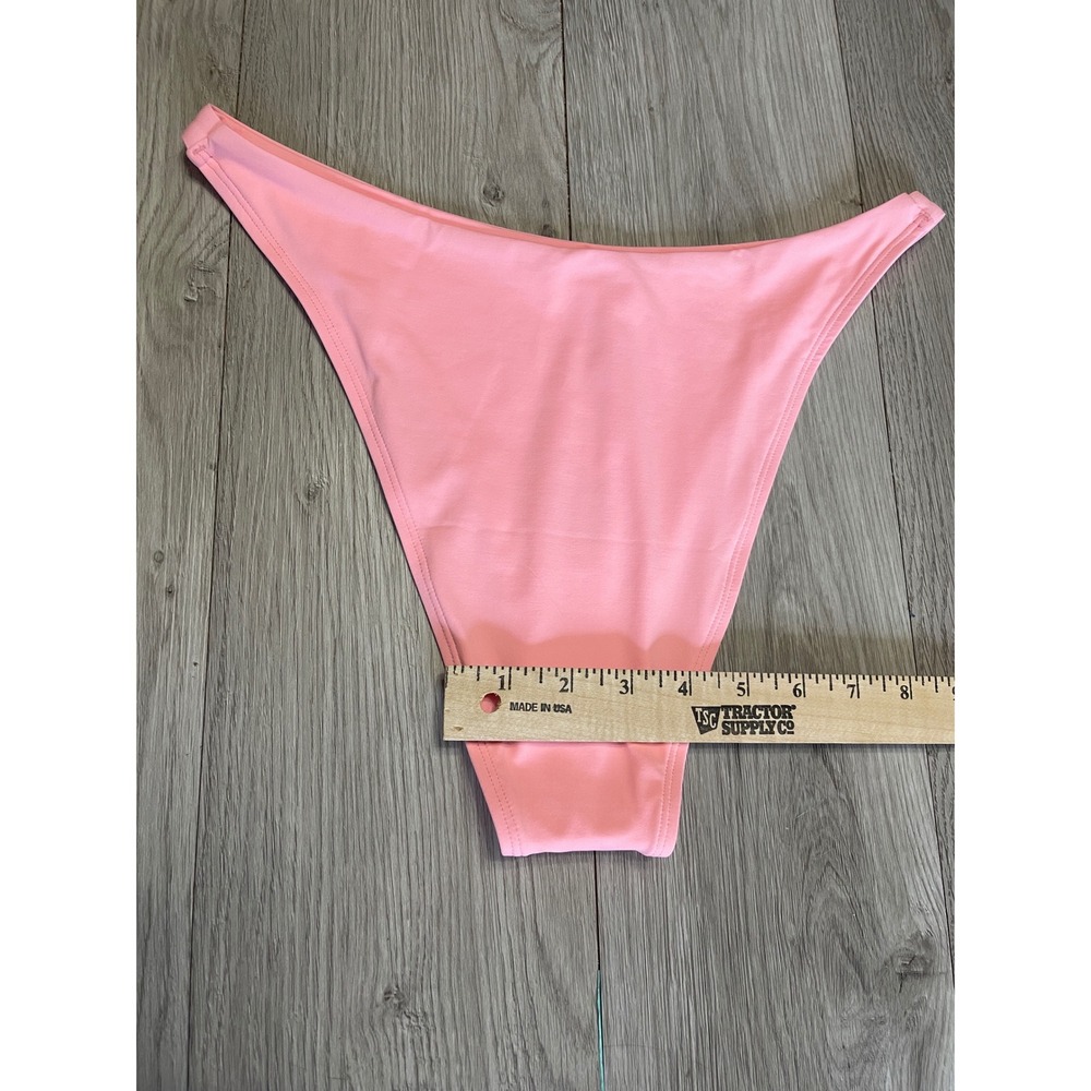 L Space x Jamie Van Slooten Leilani Bitsy Bikini Bottom Pink Large - Picture 4 of 11